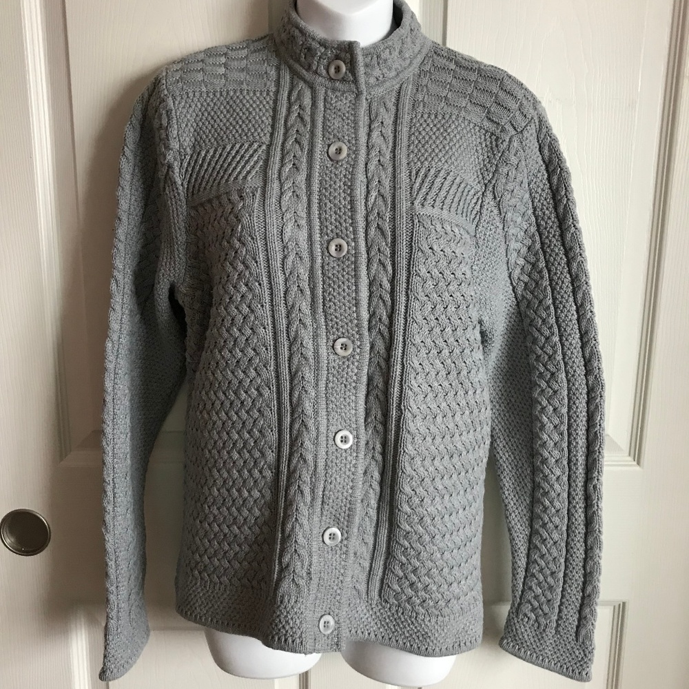 L. L.  Bean Womens Gray Sweater